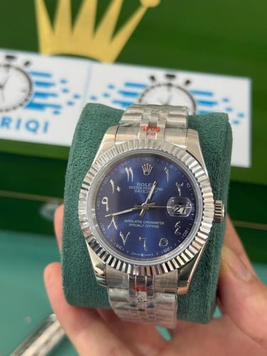 ساعة رولكس ديت جست أرقام عربية درجة اولى