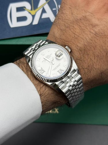 ساعة رولكس ديت جست مقاس 36 اعلى مكينة سوبر كلون