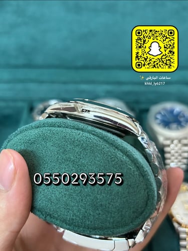 ساعة رولكس ديت جست أبيض كوبي سويس