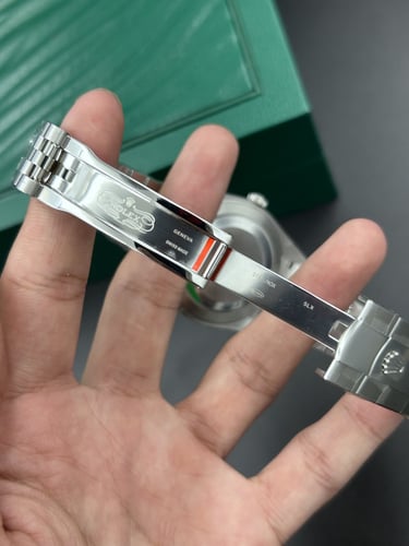 ساعة رولكس ديت جست ابيض كوبي سويس