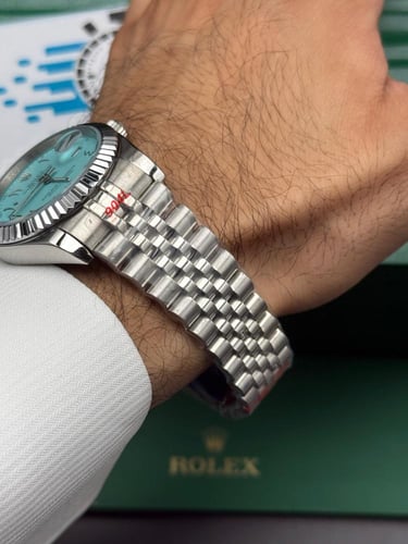 ساعة رولكس أرقام عربية تيفاني هاي كوالتي