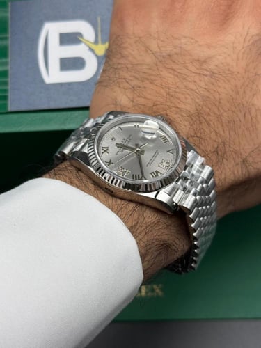 ساعة رولكس ديت جست مقاس 36 اعلى مكينة سوبر كلون