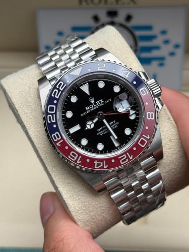 ساعة رولكس GMT البيبسي اعلى مكينة كوبي سويس