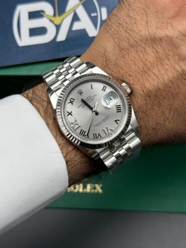 ساعة رولكس ديت جست مقاس 36 اعلى مكينة سوبر كلون