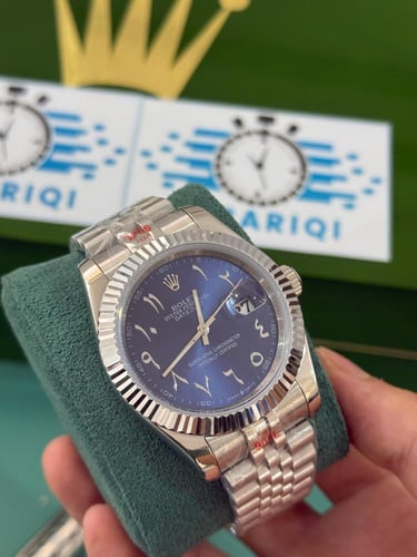 ساعة رولكس ديت جست أرقام عربية درجة اولى