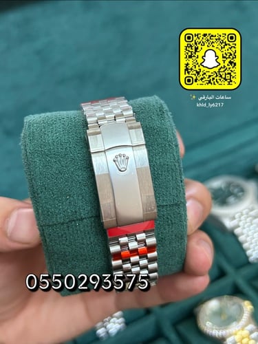 ساعة رولكس ديت جست أزرق كوبي سويس