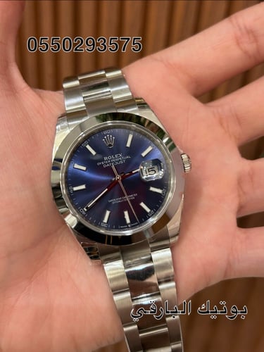 ساعة رولكس ديت جست أويستر كوبي سويس