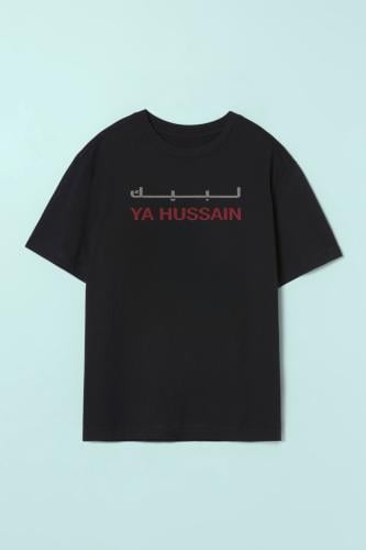 تيشيرت لبيك يا حسين تطريز للكبار