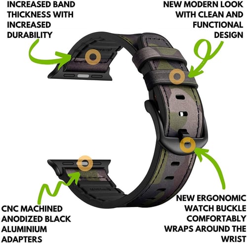 سير فاخر جيشي من شركة Mifa متوافق ساعة أبل