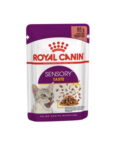 رويال كانين سينسوري تيست طعام رطب بالمرق للقطط 85g