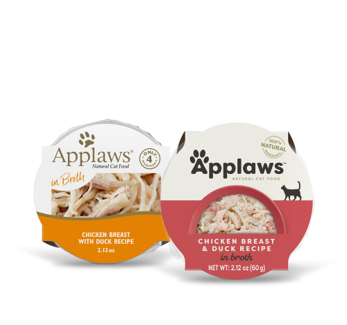 كرتون ( 10 صحون ) ابلاوز صحن طعام رطب للقطط دجاج م...