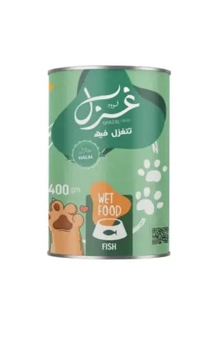 غزل طعام رطب بنكهة السمك 400g