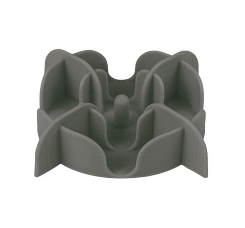 زﻟوﻛس ﻣﻠﺣﻖ وﻋﺎء إﺑطﺎء اﻷﻛل ﺻﻐﯾر ﺳﯾﻠﯾﻛون رﻣﺎدي