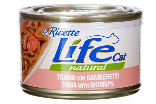لايف كات معلبات طعام رطب للقطط رطب ( تونا مع الجمب...