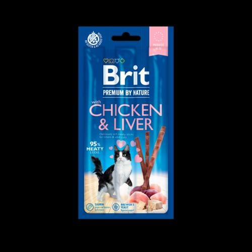 Brit Premium Cat Sticks - Chicken and Liver Flavor...