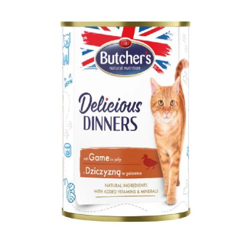 كرتون ( 24 علبه ) بوتشرز ديليشوس دينر قطع طوارد في...