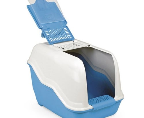 Nita Toilet Mix Cool Covered Cat Litter Box with F...