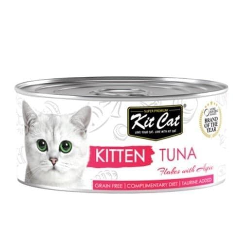 كرتون (24 معلب ) كت كات أكل رطب للكتن بالتونا 80غ