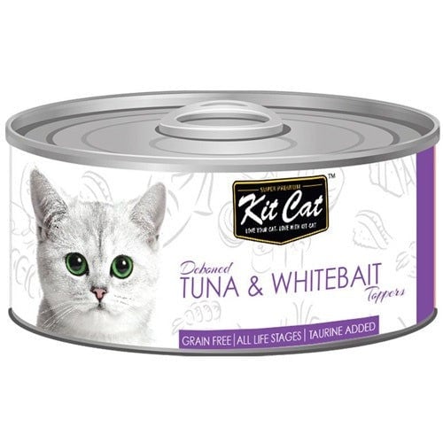 كت كات معلبات تونا وصغار السمك 80غ
