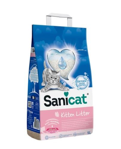 رمل ساني كات للقطط الصغيرة 5لتر