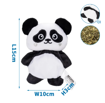 لعبة للقطط على شكل باندا بداخلها كاتنب