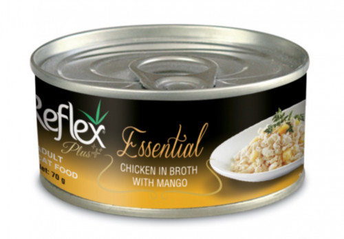 ريفليكس بلاس دجاج فى المرق مع المانجو غذاء متكامل...
