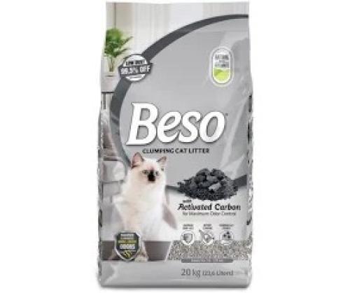 رمل قطط بيسو بالكربون الفعال 10لتر