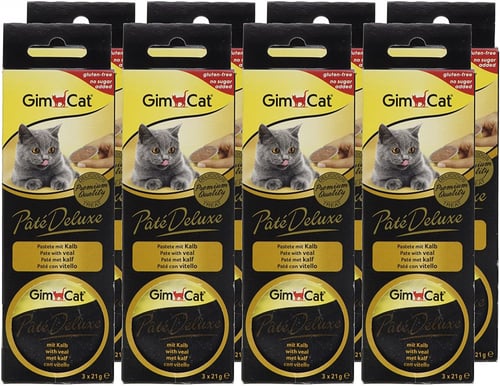 طعم رطب للقطط مع لحم العجل - 3* 21 غرام