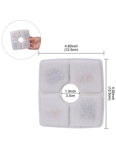 طقم فلاتر نافورة 4 قطع