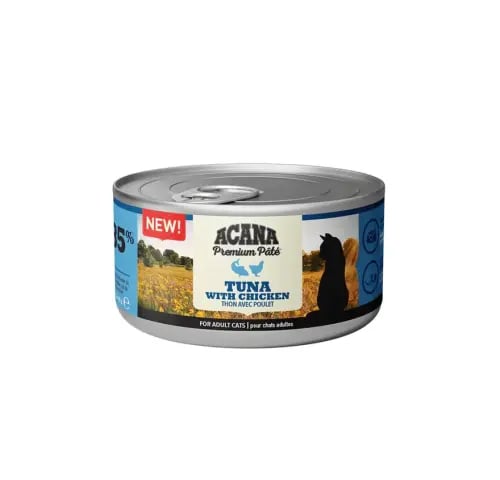 اكانا معلبات تونة و دجاج للقطط 85g