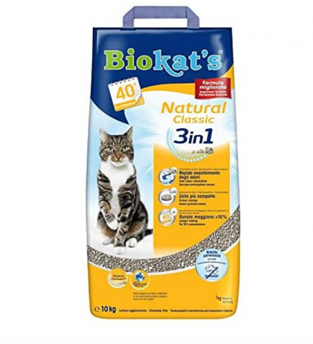 بايو كات طبيعي كلاسيك رمل قطط 10كجم