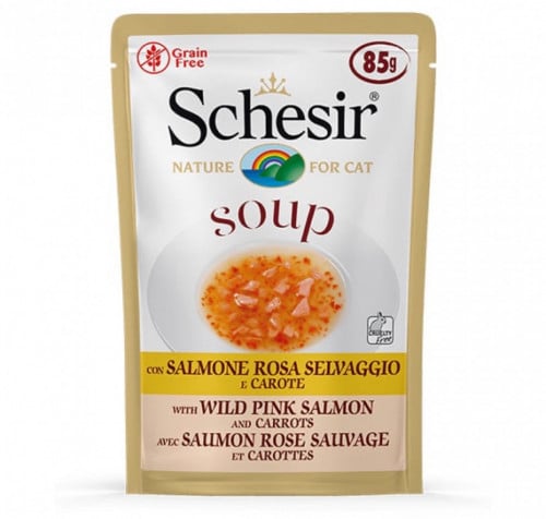 شيزر اظرف شوربة السلمون الوردي مع الجزر 85 غ