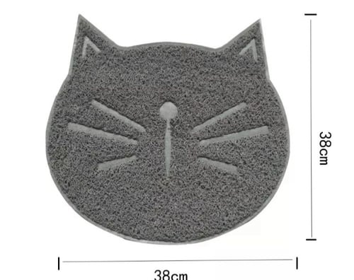 سجادة قطط للتربوكس على شكل رأس قطة