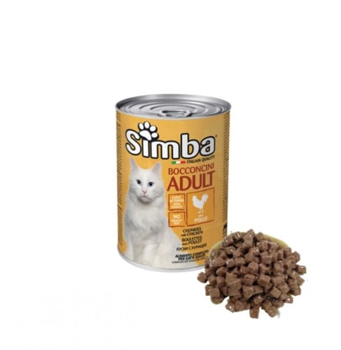معلبات سيمبا طعام رطب للقطط 415 جرام