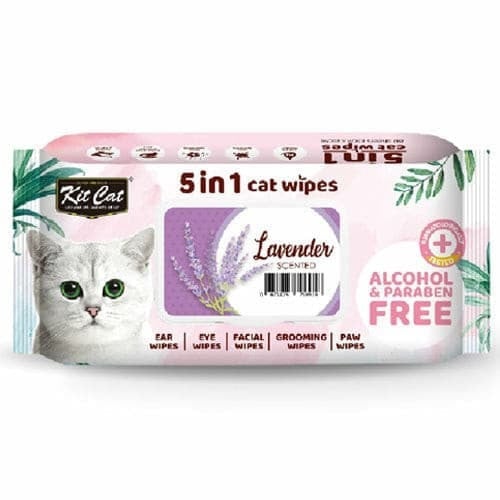 كت كات مناديل معطرة 5 في 1 برائحة لافندر 80 منديل