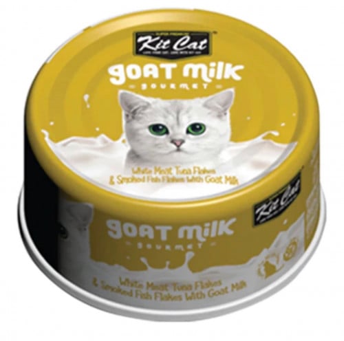 كت كات شرائح التونا البيضاء مع السمك المدخن و حليب...