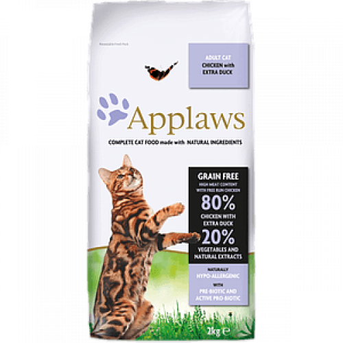 طعام ابلاوز 400g للقطط بنكهة ( الدجاج والبط )