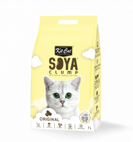 كت كات رمل الصويا الأصلي 7 لتر