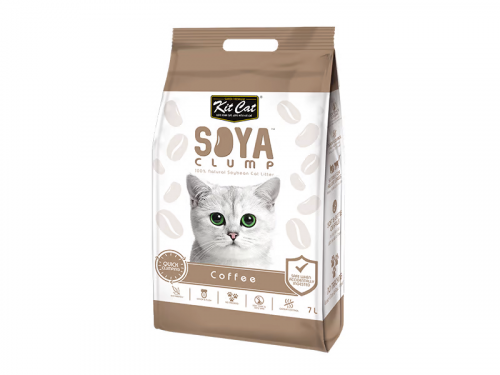 كت كات رمل الصويا برائحة القهوة 7 لتر