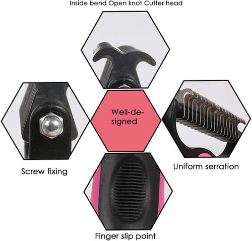 فرشاة لإزالة الشعر المتكتل للقطط