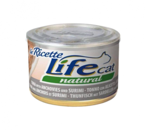 لايف كات اكل قطط رطب ( تونة مع الانشوجة والسوريمي...