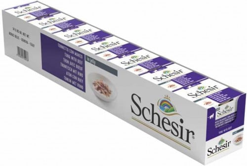 14 حبة من معلبات شيزر تونا مع شرائح اللحم البقري 8...