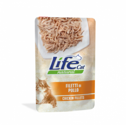 كرتون ( 30 ظرف ) شرائح الدجاج من شركة لايف كات 70...