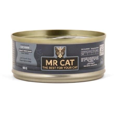 مستر كات طعام رطب بنكهة سمك المحيط في الجيلي 60g