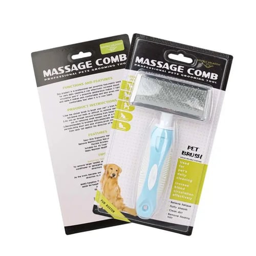 مشط لإزالة الشعر للقطط والكلاب