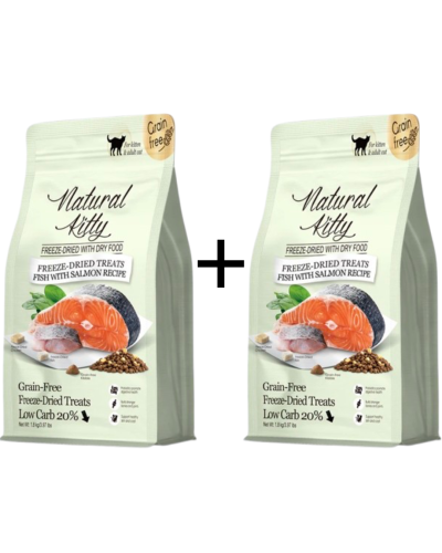 بكج طعام جاف ناتشورال كيتي 1.8kg + 1.8kg