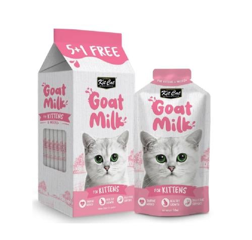 كت كات اظرف حليب للقطط الصغيرة (5+1 مجاناً 50 مل)