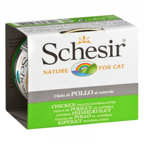 شيزير معلبات الدجاج وجبة طبيعية في الماء المطهي لل...