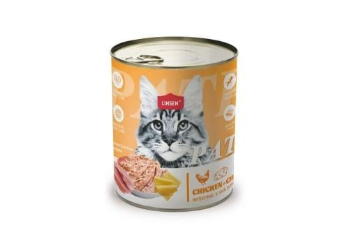 لينسن طعام رطب باتيه بنكهة الدجاج مع الجبن 375g