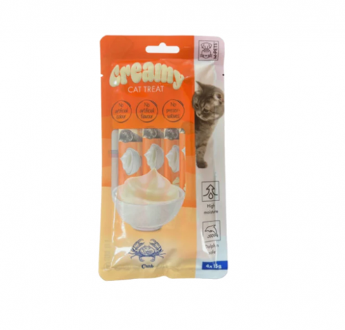 مكافأة كريمي من ام بت بنكهة سلطعون 4x15gm